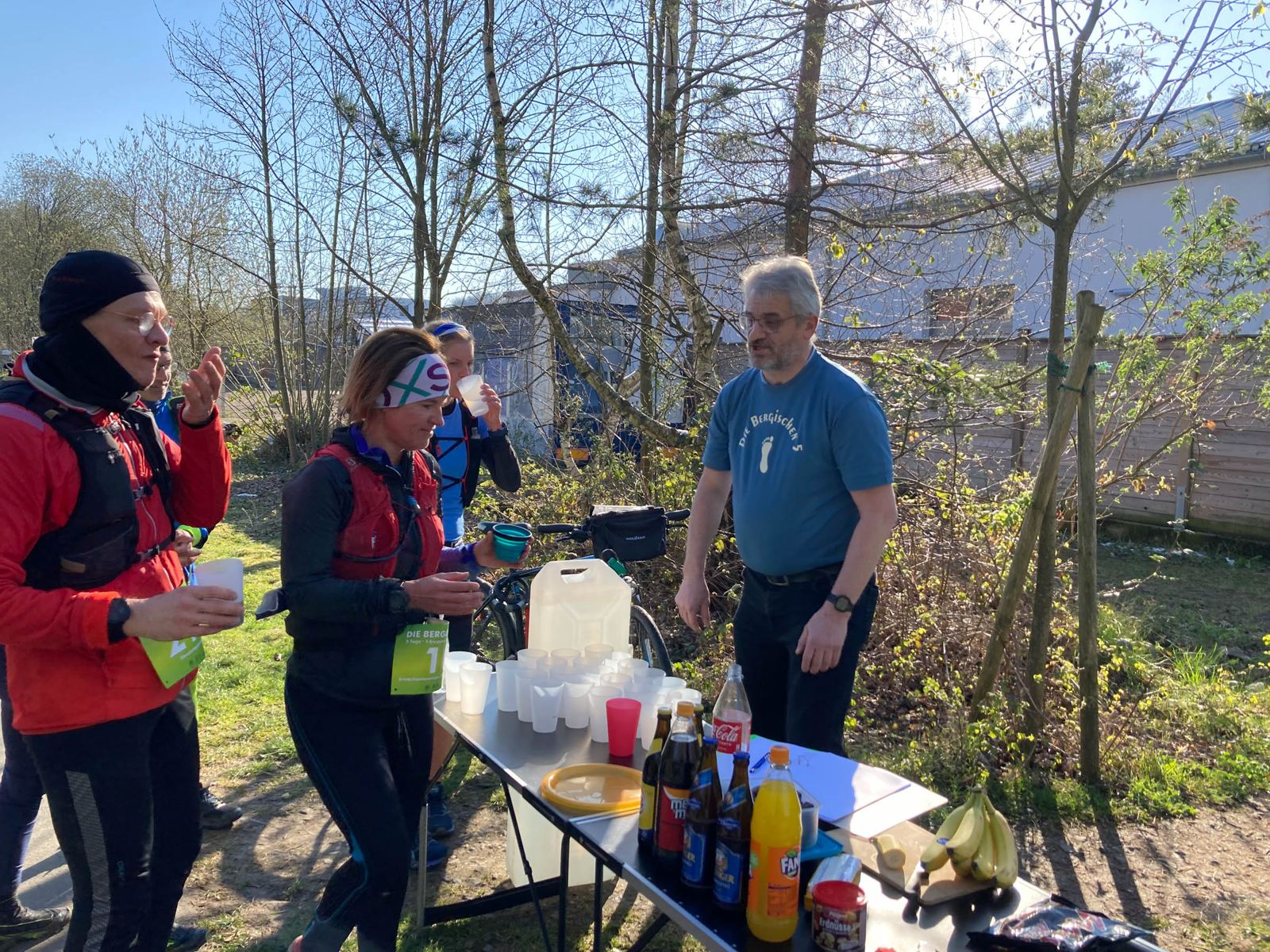 Verpflegung auf der Strecke